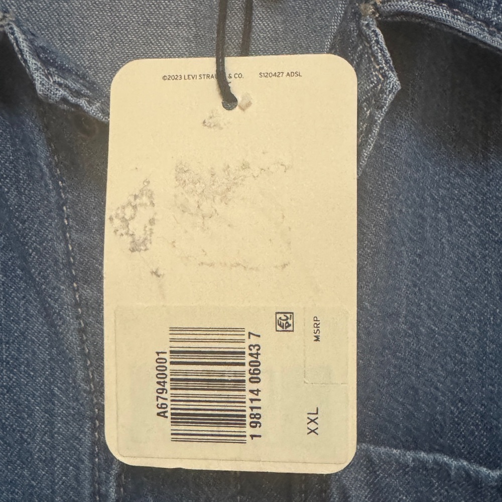 Levi's Women’s Blue Denim Jumpsuit NWT - Picture 3 of 8